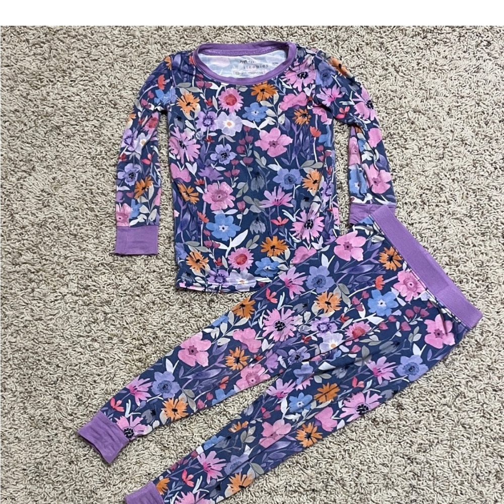 Little Sleepies Dusk Blooms Pajama Set